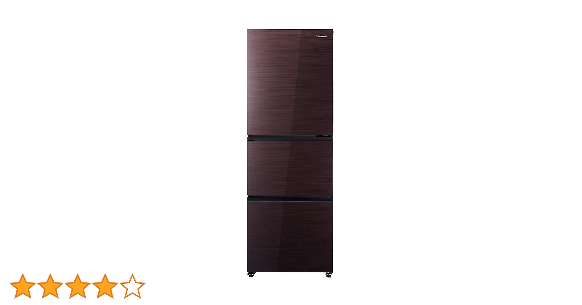 Amazon.co.jp: ハイセンス 冷蔵庫 幅55cm 282L ダークブラウン HR